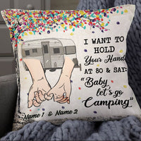 Personalized Camping Couple Love Pillow DB302 85O25 thumb 1