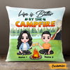 Personalized Camping Couple Love Pillow DB304 23O47 1