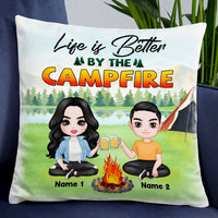 Personalized Camping Couple Love Pillow DB304 23O47 thumb 1