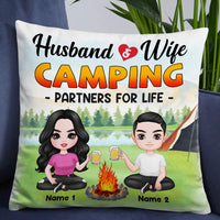 Personalized Camping Couple Love Pillow DB305 23O57 thumb 1