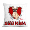 Personalized Dog Mom Love Pillow DB307 95O47 1