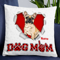 Personalized Dog Mom Love Pillow DB307 95O47 thumb 1