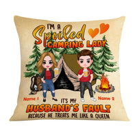 Personalized Camping Couple Love Pillow DB307 23O36 thumb 1