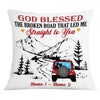 Personalized Camping Couple Love Pillow DB303 85O53 1