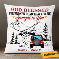 Personalized Camping Couple Love Pillow DB303 85O53 thumb 1