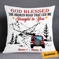 Personalized Camping Couple Love Pillow DB303 85O53 thumb 1
