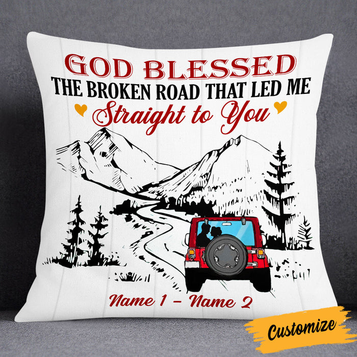Personalized Camping Couple Love Pillow DB303 85O53 1