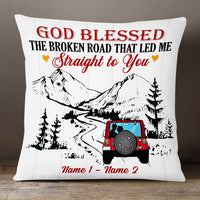 Personalized Camping Couple Love Pillow DB303 85O53 thumb 1