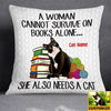 Personalized Cat Mom Book Photo Pillow DB304 85O34 1