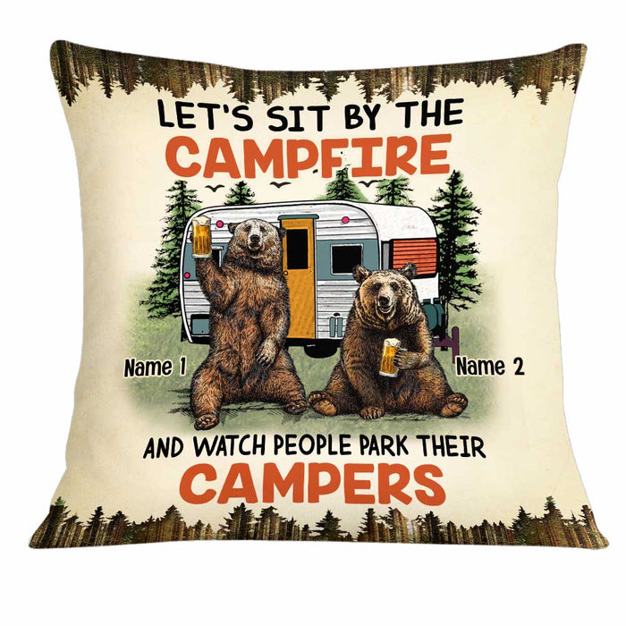 Personalized Camping Couple Love Pillow DB3011 30O34 1