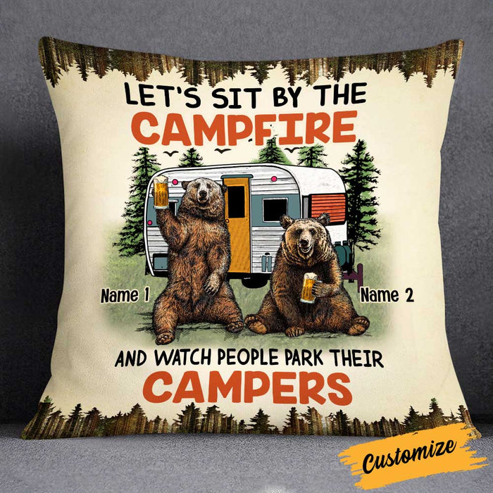 Personalized Camping Couple Love Pillow DB3011 30O34 1