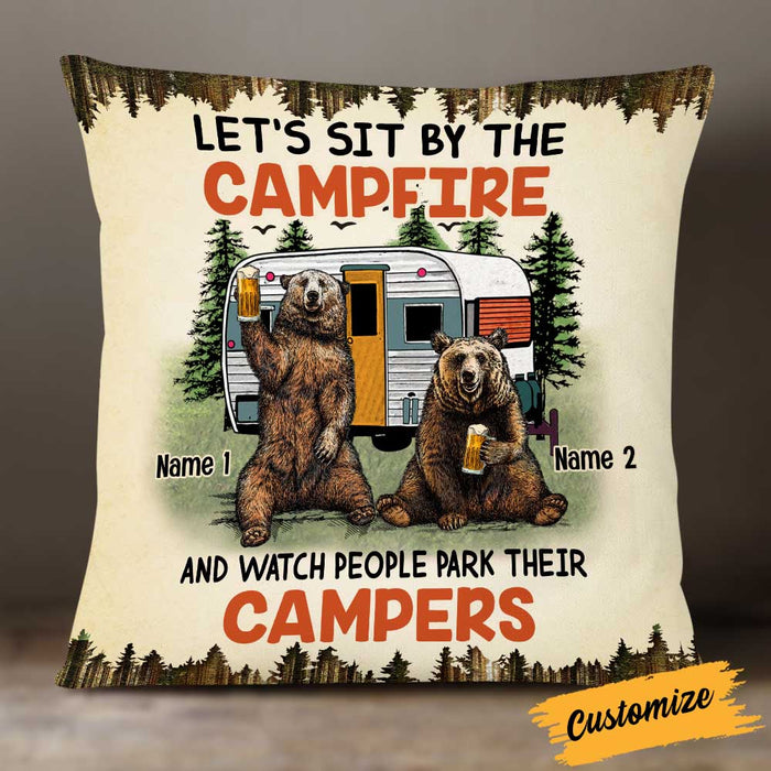 Personalized Camping Couple Love Pillow DB3011 30O34 1
