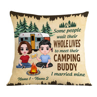 Personalized Camping Couple Love Pillow DB311 26O36 thumb 1