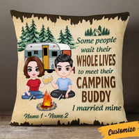 Personalized Camping Couple Love Pillow DB311 26O36 thumb 1