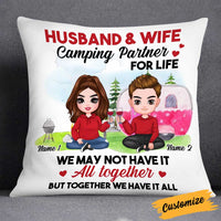 Personalized Camping Couple Love Pillow DB312 30O34 thumb 1
