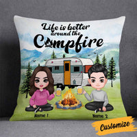 Personalized Camping Couple Love Pillow DB313 26O58 thumb 1