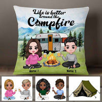 Personalized Camping Couple Love Pillow DB313 26O58 thumb 1