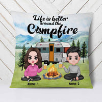 Personalized Camping Couple Love Pillow DB313 26O58 thumb 1