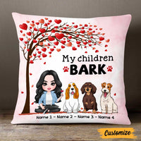 Personalized Dog Mom Love Pillow DB311 23O47 thumb 1