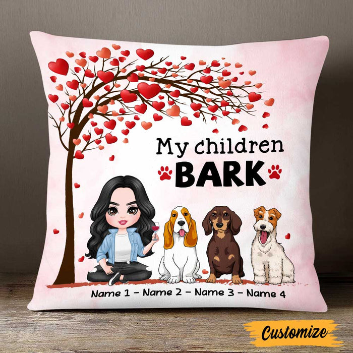 Personalized Dog Mom Love Pillow DB311 23O47 1