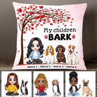 Personalized Dog Mom Love Pillow DB311 23O47 thumb 1