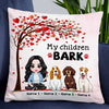 Personalized Dog Mom Love Pillow DB311 23O47 1