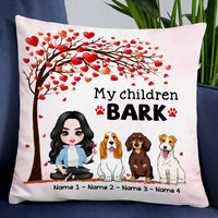 Personalized Dog Mom Love Pillow DB311 23O47 thumb 1