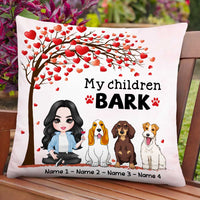 Personalized Dog Mom Love Pillow DB311 23O47 thumb 1