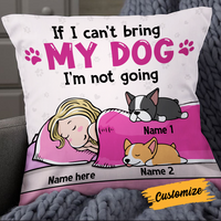 Personalized Dog Mom Love Pillow DB312 23O24 thumb 1