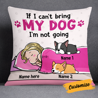 Personalized Dog Mom Love Pillow DB312 23O24 thumb 1