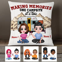 Personalized Camping Couple Love Pillow DB306 95O53 thumb 1