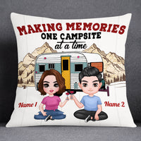Personalized Camping Couple Love Pillow DB306 95O53 thumb 1