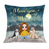 Personalized Dog Mom Love Pillow DB313 23O23 1