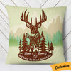Personalized Deer Hunting Couple Pillow DB314 23O36 1
