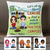 Personalized Camping Couple Love Pillow DB311 95O53 1