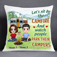 Personalized Camping Couple Love Pillow DB311 95O53 thumb 1