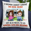 Personalized Camping Couple Love Pillow DB312 95O34 1