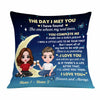 Personalized Couple The Day Love You To The Moon Pillow DB313 95O58 1