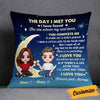 Personalized Couple The Day Love You To The Moon Pillow DB313 95O58 1