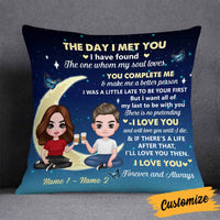 Personalized Couple The Day Love You To The Moon Pillow DB313 95O58 thumb 1