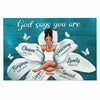 Personalized God Says BWA Poster DB319 81O47 1