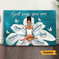 Personalized God Says BWA Poster DB319 81O47 thumb 1