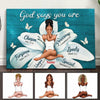 Personalized God Says BWA Poster DB319 81O47 1