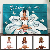 Personalized God Says BWA Poster DB319 81O47 thumb 1