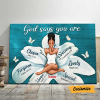 Personalized God Says BWA Poster DB319 81O47 thumb 1