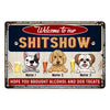 Personalized Dog Show Welcome Metal Sign DB3110 81O53 thumb 1