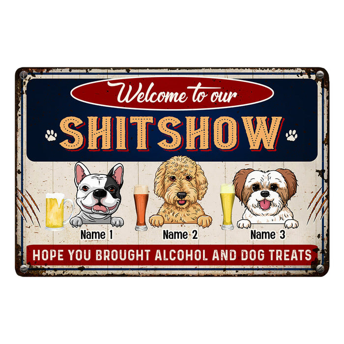 Personalized Dog Show Welcome Metal Sign DB3110 81O53 1