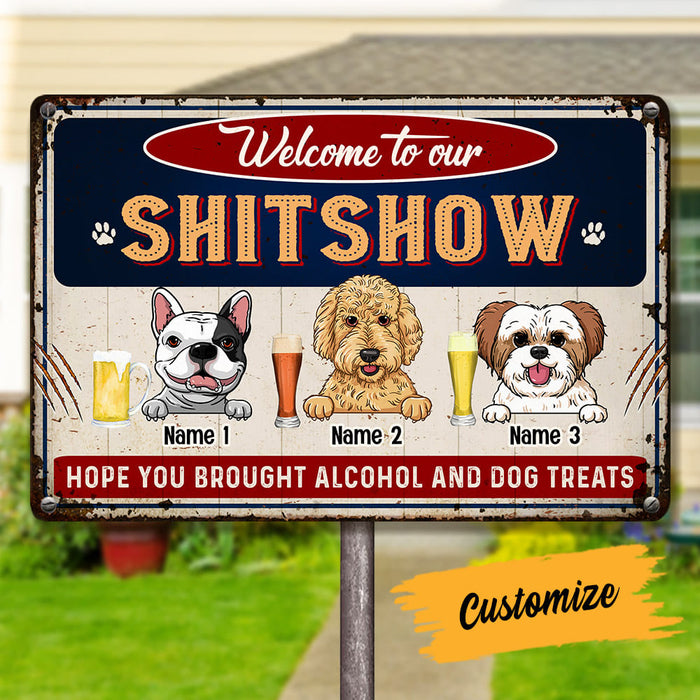 Personalized Dog Show Welcome Metal Sign DB3110 81O53 1