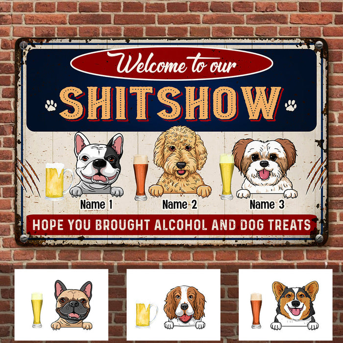 Personalized Dog Show Welcome Metal Sign DB3110 81O53 1