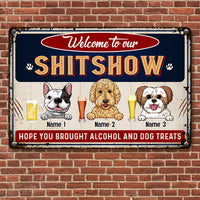 Personalized Dog Show Welcome Metal Sign DB3110 81O53 thumb 1